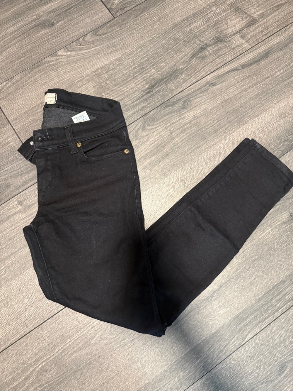 Free People Black Skinny Jeans